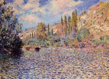 Claude Monet œuvres - La Seine à Vetheuil Claude Monet